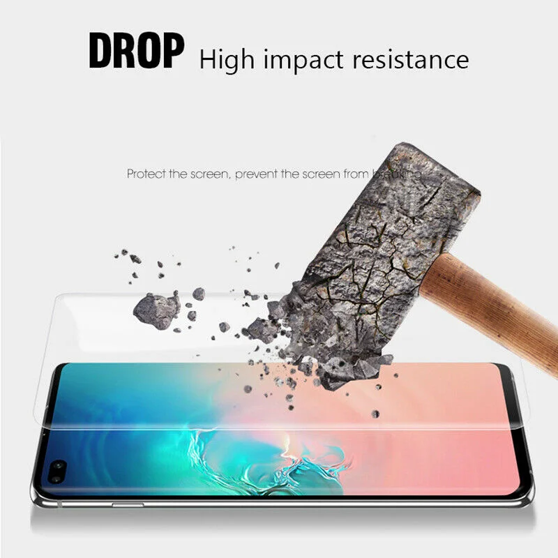 Передняя и задняя 3D полная защитная пленка из ТПУ для Samsung S8 S9 S10 Plus мягкая
