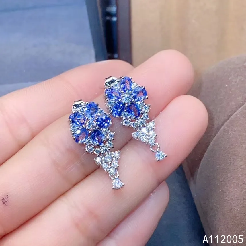 Женские серьги гвоздики KJJEAXCMY классические инкрустированные циркониевые из