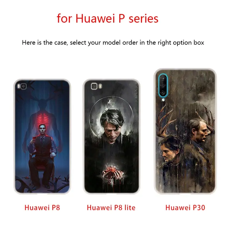 Soft Silicone Case Hannibal For Huawei P50 P40 P30 P20 Pro Lite E P Samrt Z 2019 2020 Senior | Mobile Phone Cases &amp Covers