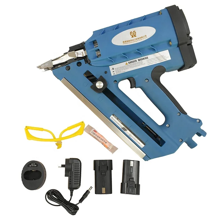 

Portable Cordless Non Pneumatic Power Hand Tool Rechargeable Gas Nail Gun GSN90 Concrete Gas Nailer