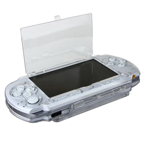 Жесткий Чехол для игровой консоли Sony PSP 1000 с прозрачными кристаллами|shell case|shell