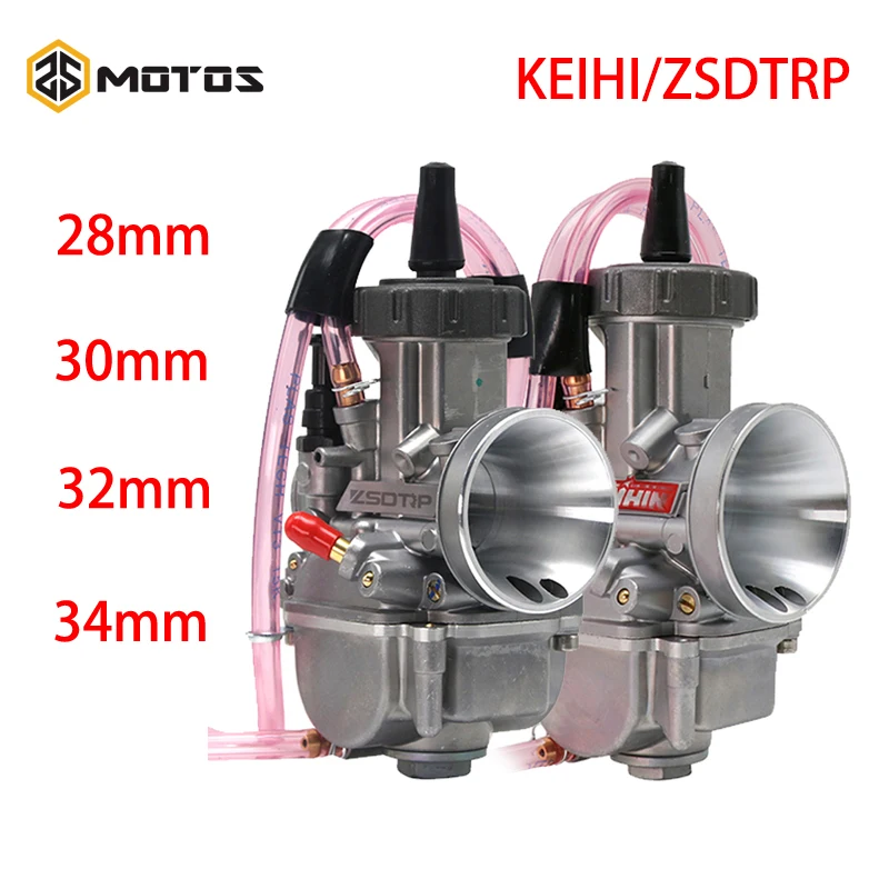 Zsdtrp для Keihin 28 мм 30 32 34 мотоцикла карбюратор 125-250cc 2 4T Moto ATV UTV боксе велосипед Байк с