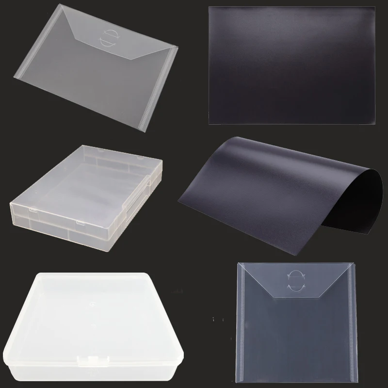 

Magnetic Sheets Folder Bags Storage Box Used to Store Metal Cutting Dies Stamps Organizer Transparent Bags