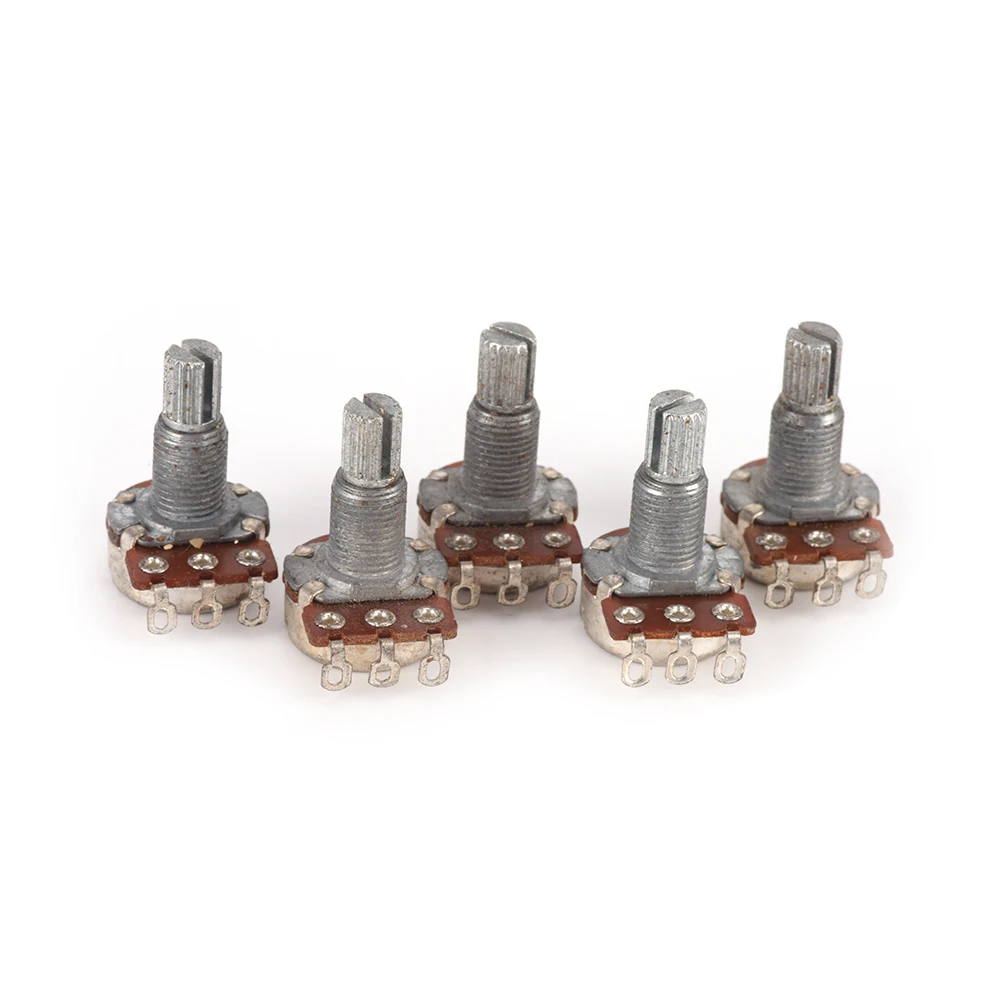 

IRIN 5pcs A500K Ohm Control Pot Electric Guitar Push Pull Ascend Bass Control Switch Pot Musical Instruments Guitar Parts