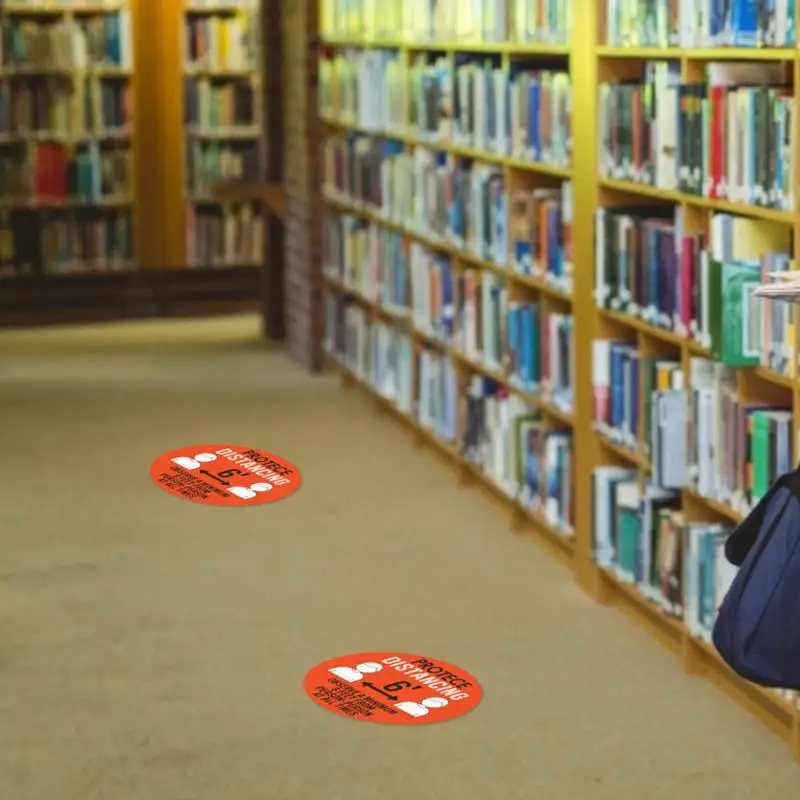 Защитные удаляющиеся наклейки на пол безопасные напольные знаки сохраняют 6