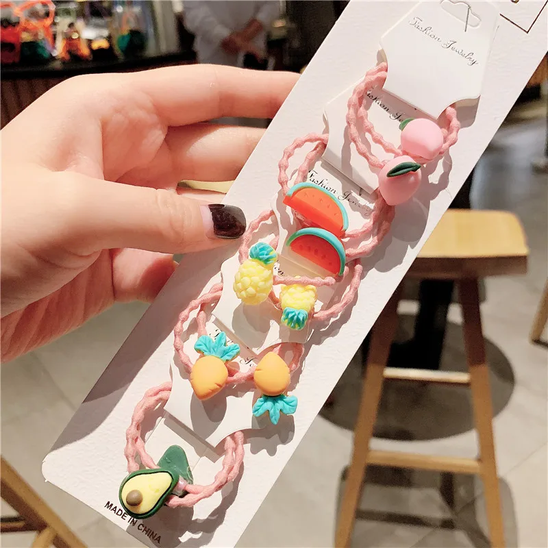 Повязка на голову детская эластичная с изображением животных и фруктов 17 км 2019 |