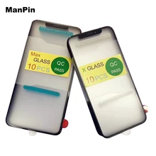10Pcs/lot Orignal Hole Glass for iPhone 11Pro Max XS MAX X Ear Mesh LCD Touch Screen Display Panel Mobile Phone Repair Parts