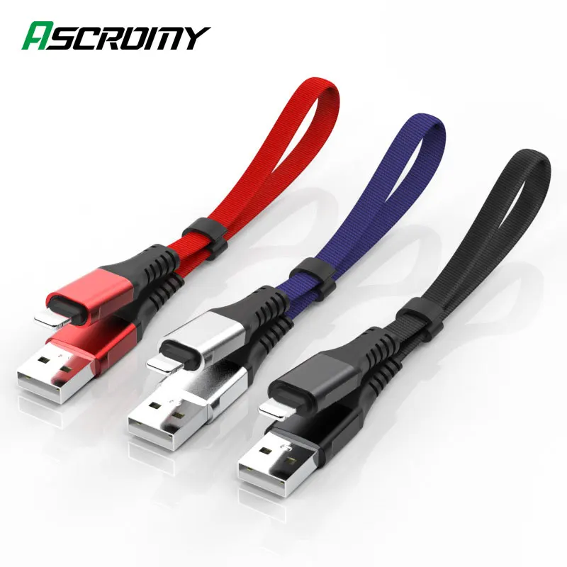 30 см короткий кабель Micro USB зарядное устройство для Xiaomi Mi 9 Redmi Note 7 Pro Huawei Honor Samsung Galaxy