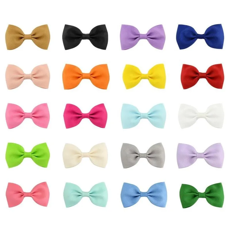 

New Fashion Colors Cloth Cute Bowknot Hair Clips Kids Hairpins Baby For Girls Accessories Barrette Hair Children Y2E0