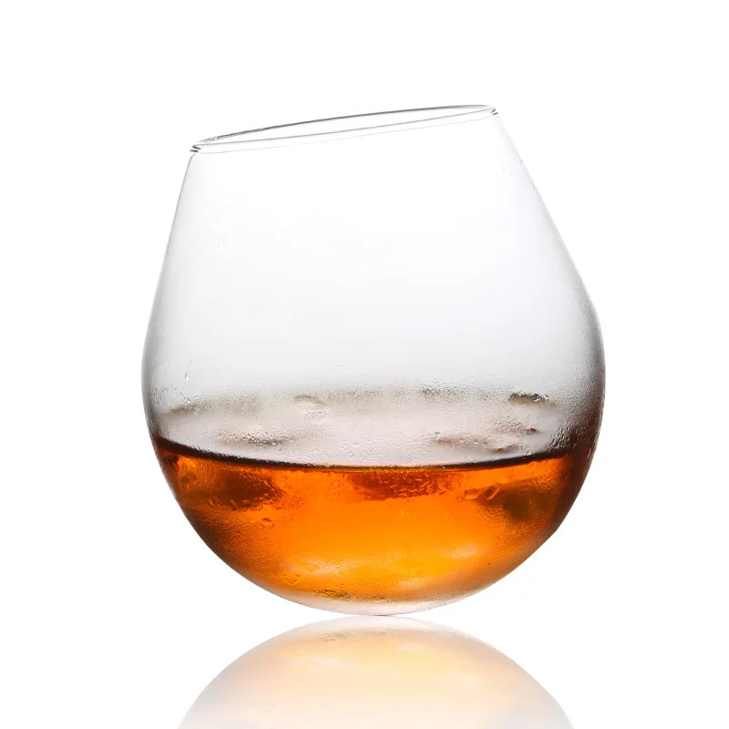 Spherical Shape Whiskey Tumbler Glass Brandy Snifters Shaky Chateau Whisky Cognac Cup Bar Sphere Ball Roly-poly Wine Glasses | Дом и сад
