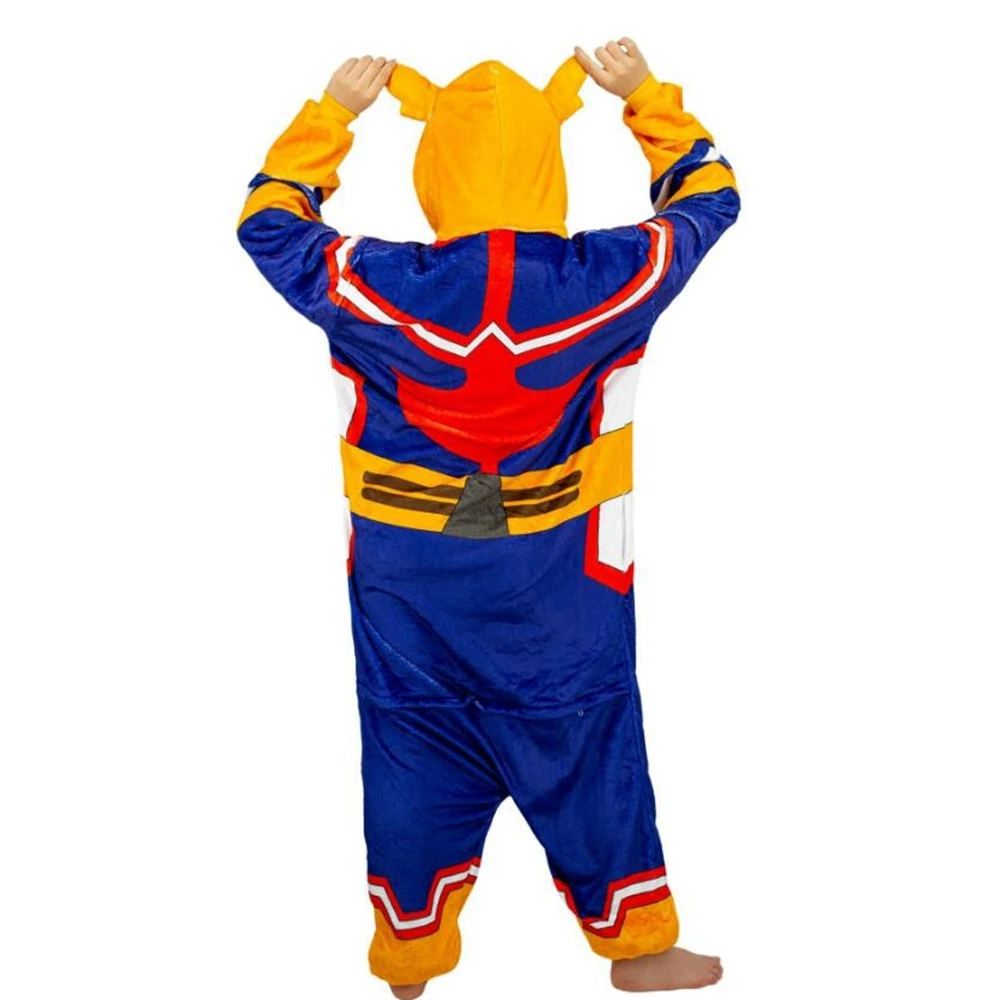 Костюм для косплея из аниме Моя геройская Академия фланелевый комбинезон мужчин