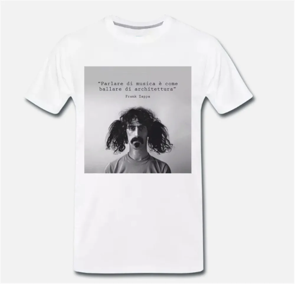 Футболка Meme Frank Zappa Цитата фраза известный 1 Размеры S M L Xl Новинка унисекс Забавные