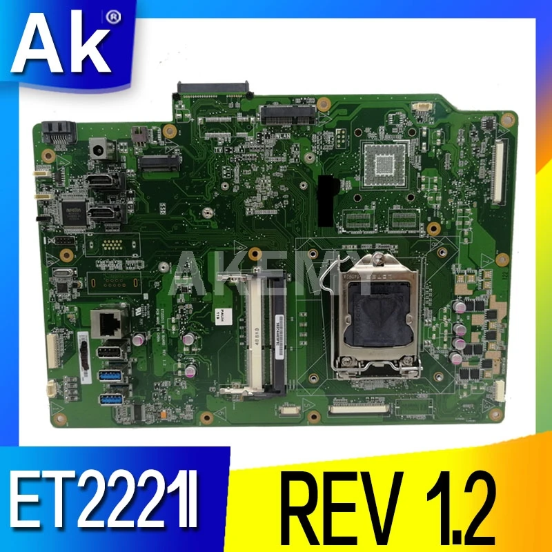 Материнская плата Akemy ET2221I All-in-one REV 1 2 для For Asus ET2221 материнская 90PT00L0-R01000 100%