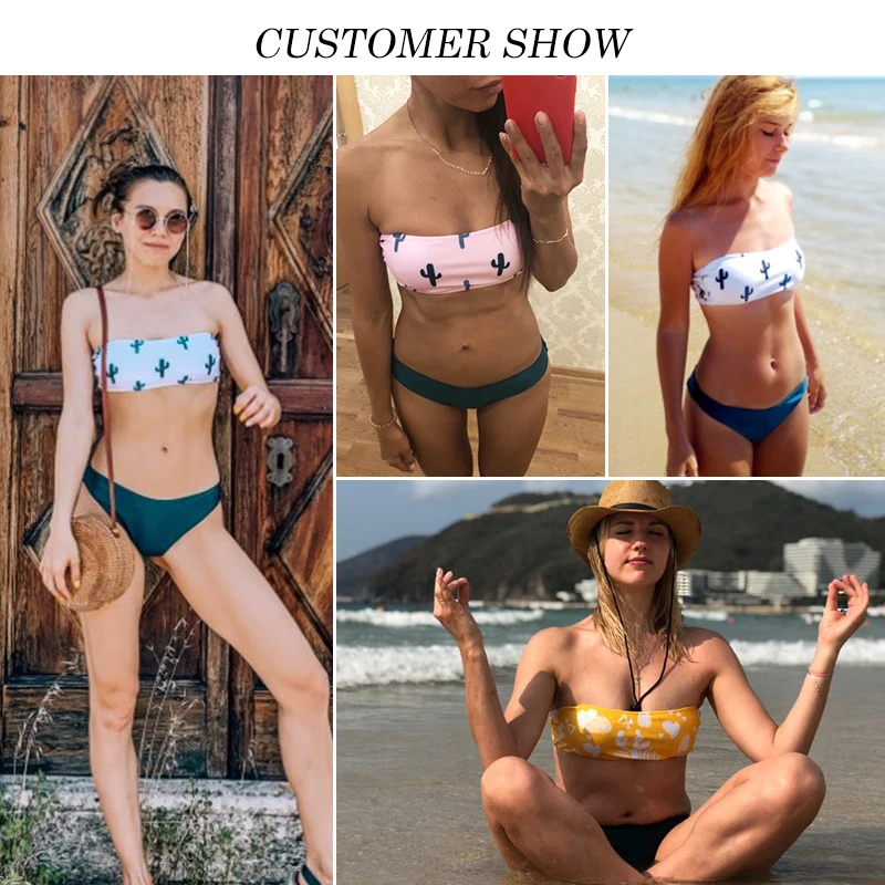 In-X Watermelon swimsuit female Sexy knot bikinis mujer Push up swimwear women bathers Summer beach wear bathing suit new