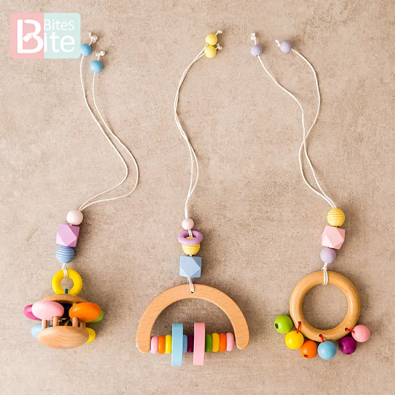1 шт. детская деревянная погремушка для прорезывания зубов | Игрушки и хобби
