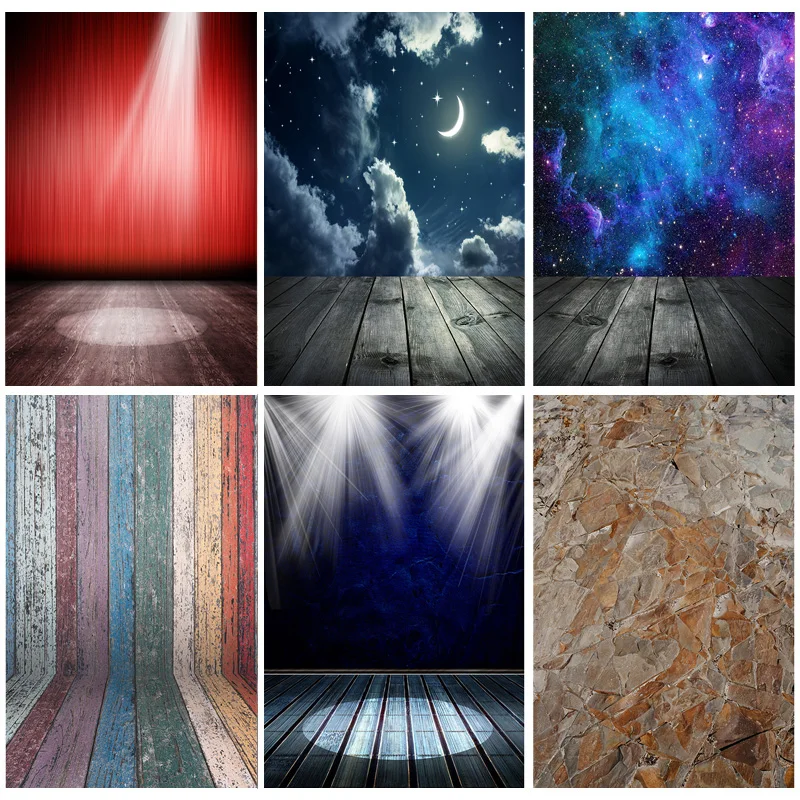 

Vinyl Custom Wood Board Photography Backdrops Props Wooden Plank Floor Photo Studio Background 20925CSM-H1