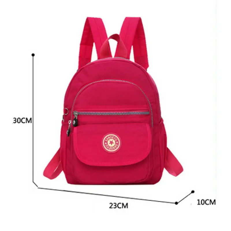 

Casual Women Backpack Nylon Shoulder Rucksack Ladies Bookbags School Bag Waterproof Fashion Holiday Travel Backpack