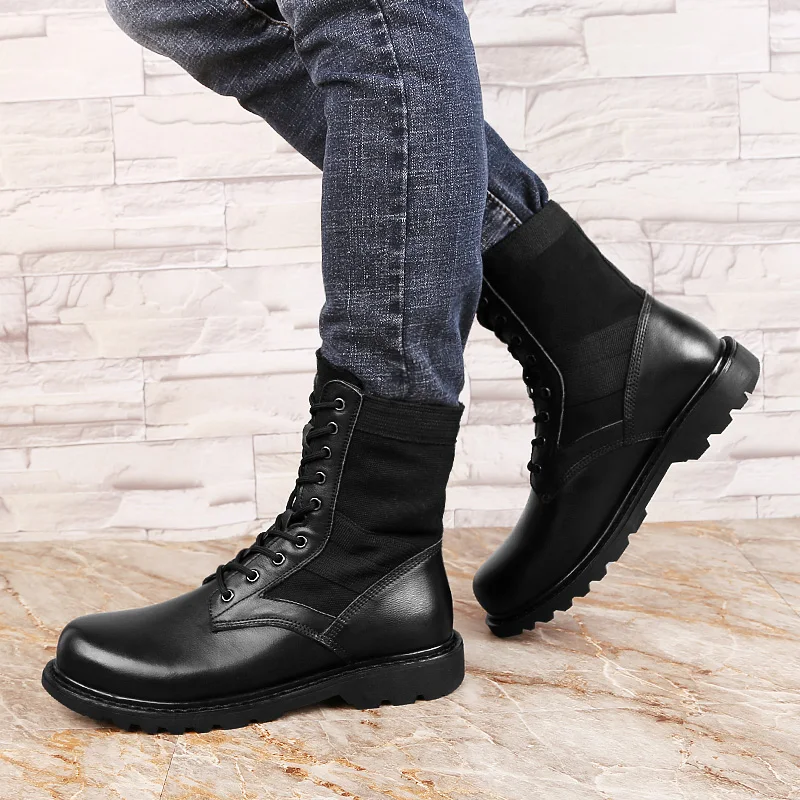 Модные ботильоны в стиле ретро Мужская обувь уличные ботинки-дезерты из
