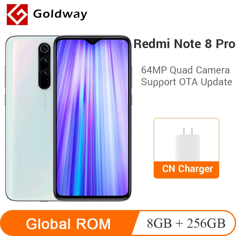 Xiaomi Redmi Note 8 Pro смартфон с восьмиядерным процессором Helio G90T ОЗУ ГБ ПЗУ 256 4500