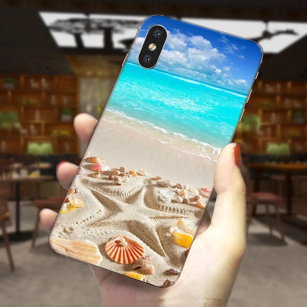 Телефон из ТПУ морские ракушки Stars Beach для LG G3 G4 G5 G6 G7 K4 K7 K8 K10 K40 K50 Q6 Q60 V10 V20 V30 V40 Nexus 5 5X