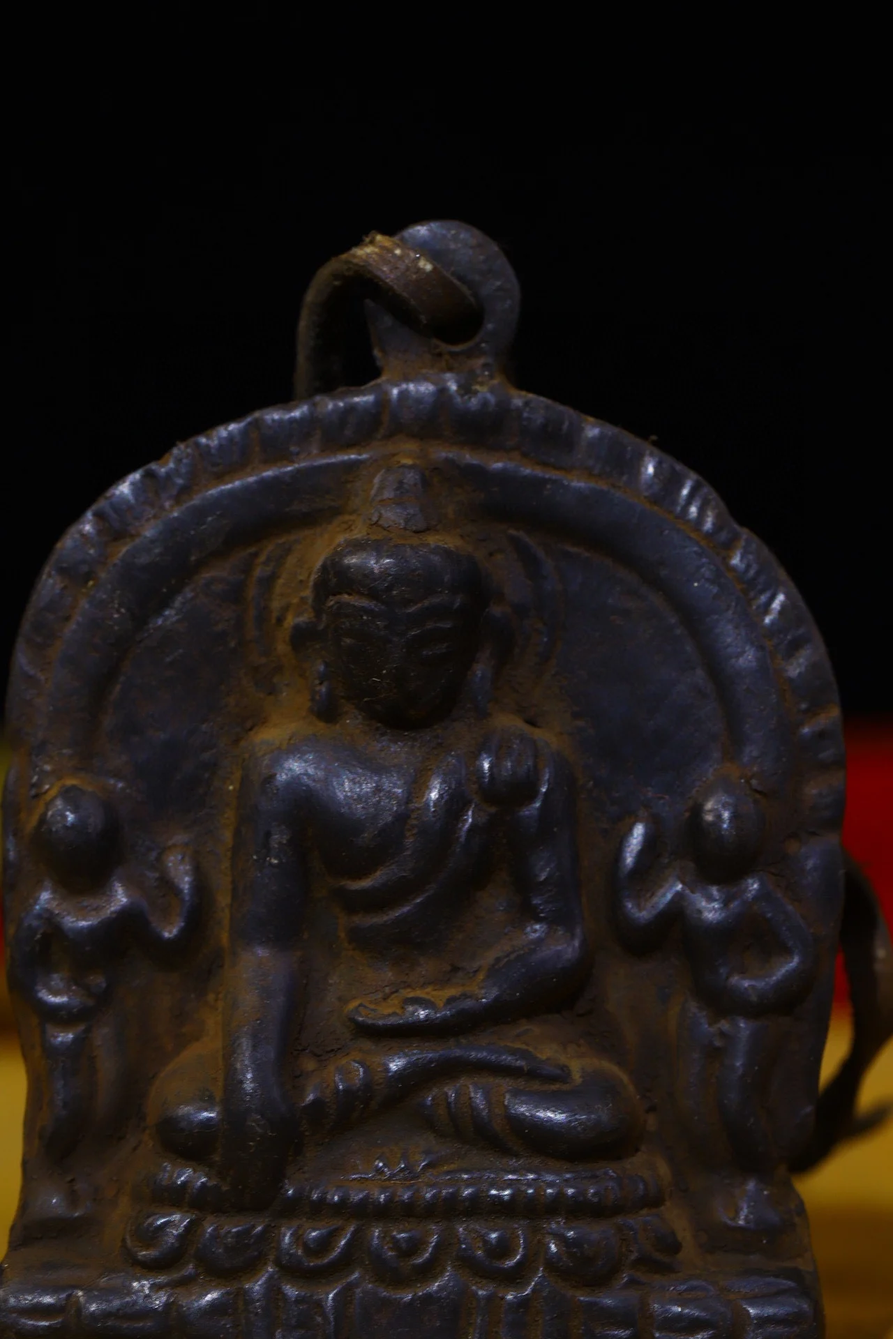 3 &quotТибет Храм старинная бронза Северной на каждый день Wei Будда Шакьямуни Амулет