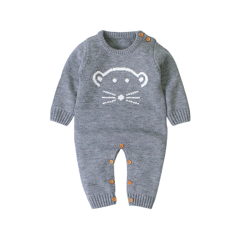 

CITRUS Autumn Infant Baby Boy Girl Romper Cotton Long Sleeve Knitted Jumpsuit Baby Girl Boy Clothes Newborn Toddler Outfits