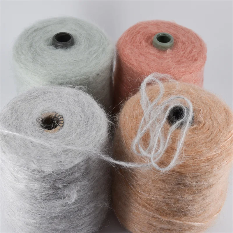 Плюшевая пряжа Альпака ручное вязание шерсть пушистые крючком кружевная линия