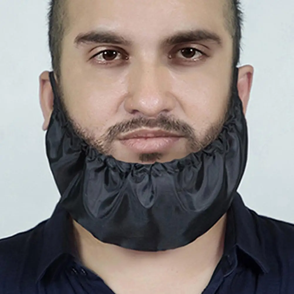 

Men Beard Apron Hair Shave Apron Male Big Bandana Anti-stick Rice Beard Cover Anti-dirty Apron Guard Bib Beard Cover