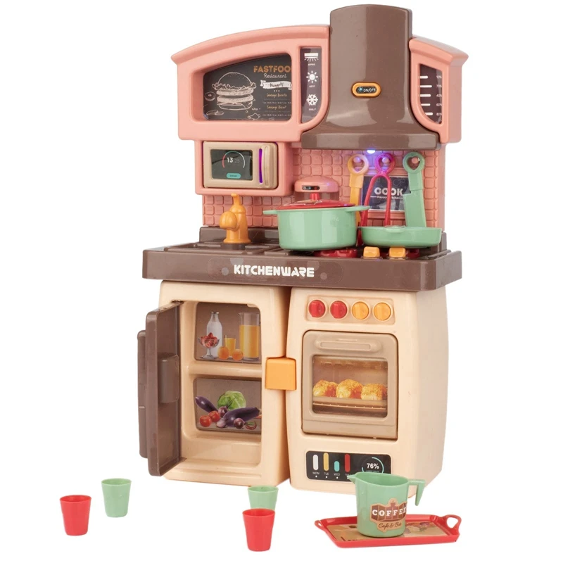 

Игрушки для малышей, игровой кухонный набор, аксессуары для кукольного домика, игрушка для ролевых игр, детская посуда, подарок на день рожд...