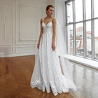 UZN Серебряный империи свадебное с блестками платья Милая с лямками Бисер Свадебные платья длинный платок рукава платье невесты