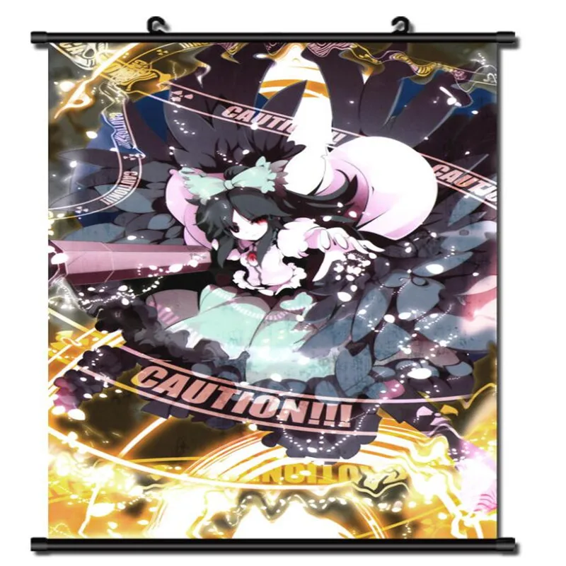 Японский аниме проект TouHou Subterranean Animism Reiuji Utsuho домашний Декор настенный свиток |