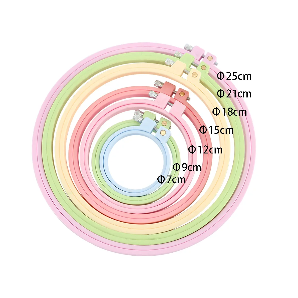 Кольцо пластиковое для вышивки обруч кольцо 7 размеров вышивка