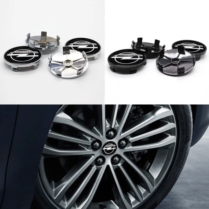 

Car wheel cover, wheel center cover, 4pcs 60mm, used for OPEL-customized car modification parts, exquisite modification