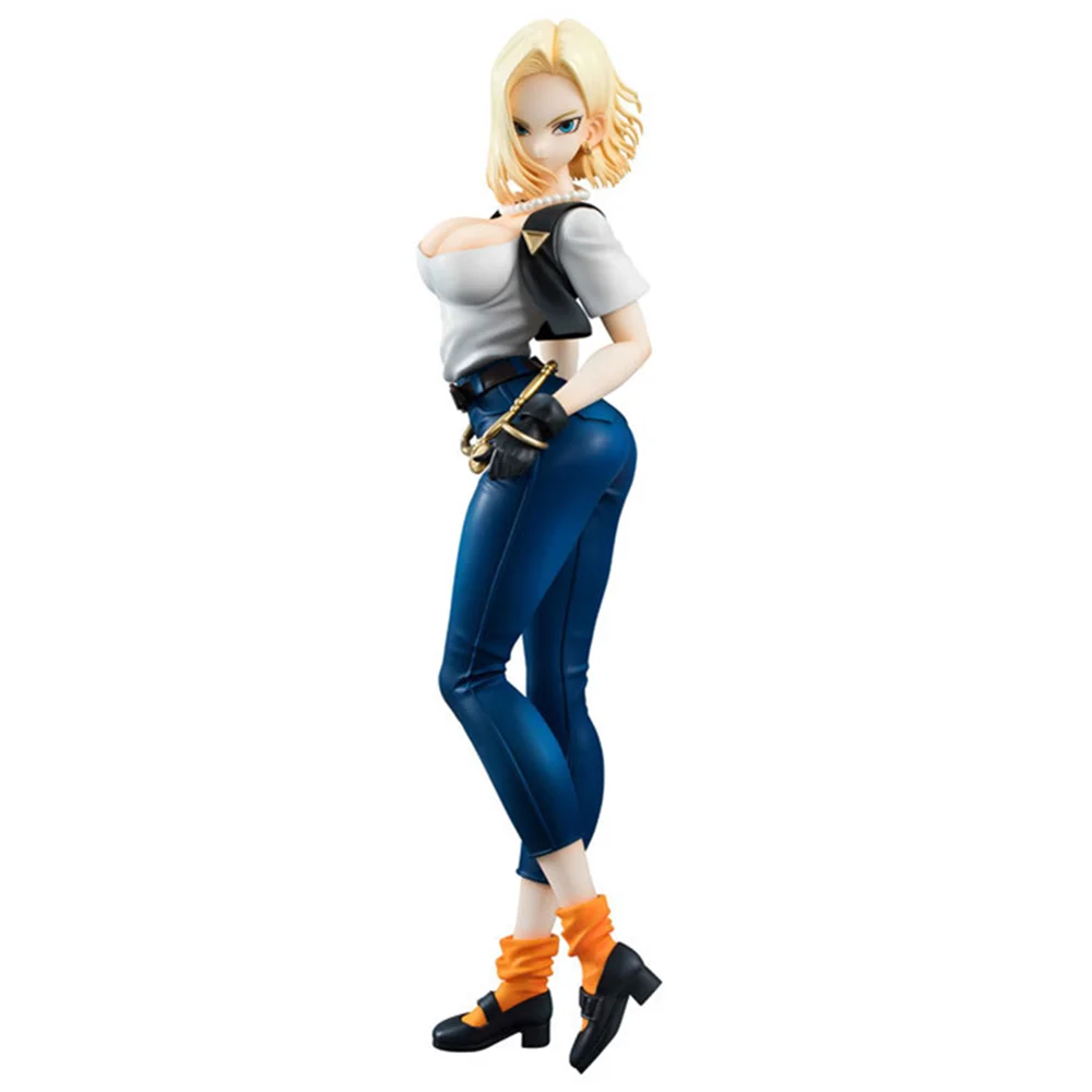 Фигурка аниме Драконий жемчуг Z на Android 18 привлекательная девушка игрушки лазурит