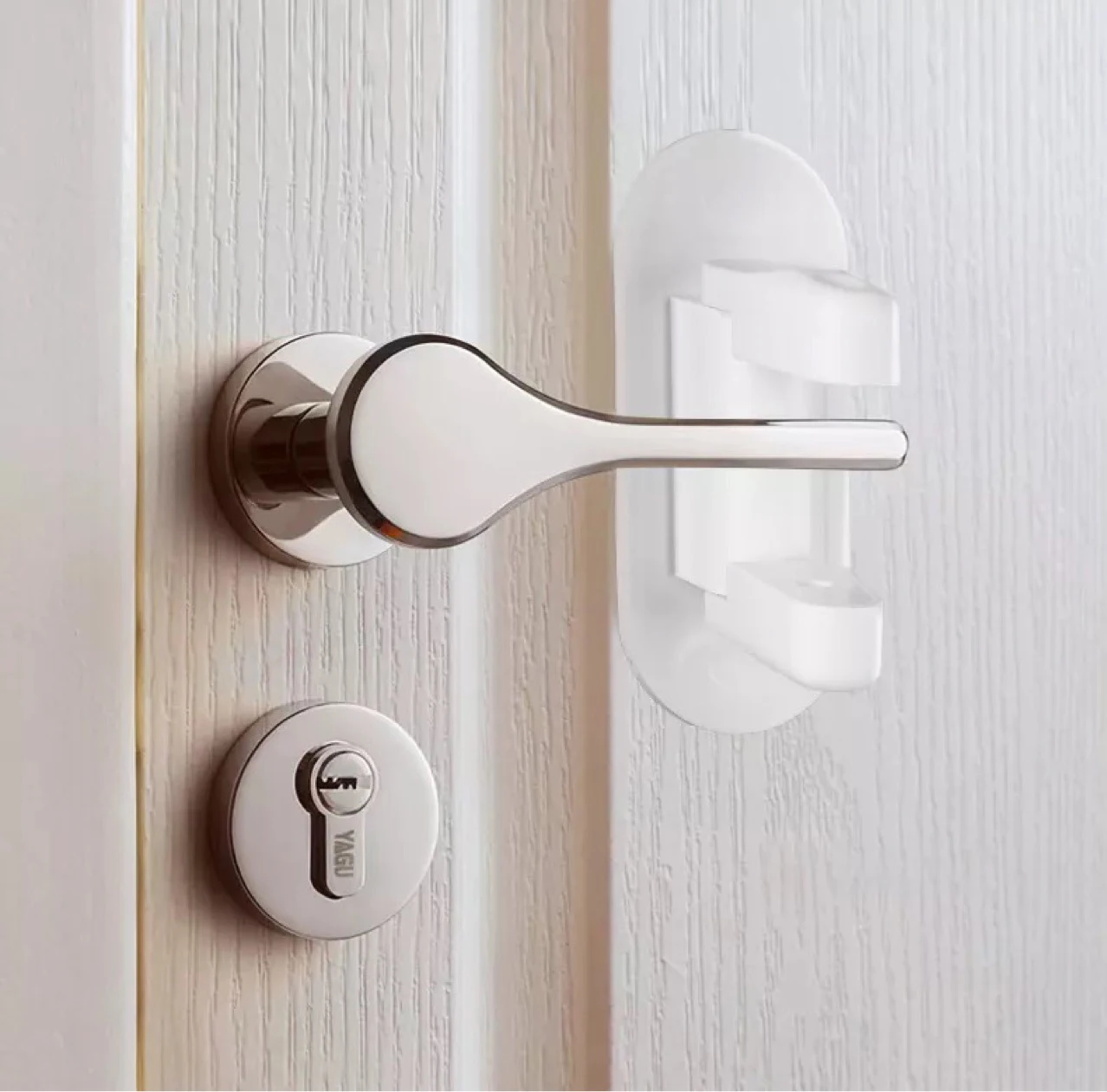 

Finger Pinch Guard, Baby Proof Door Safety,High Elastic, Prevents Pinch Injuries Door Slams and Getting Locked