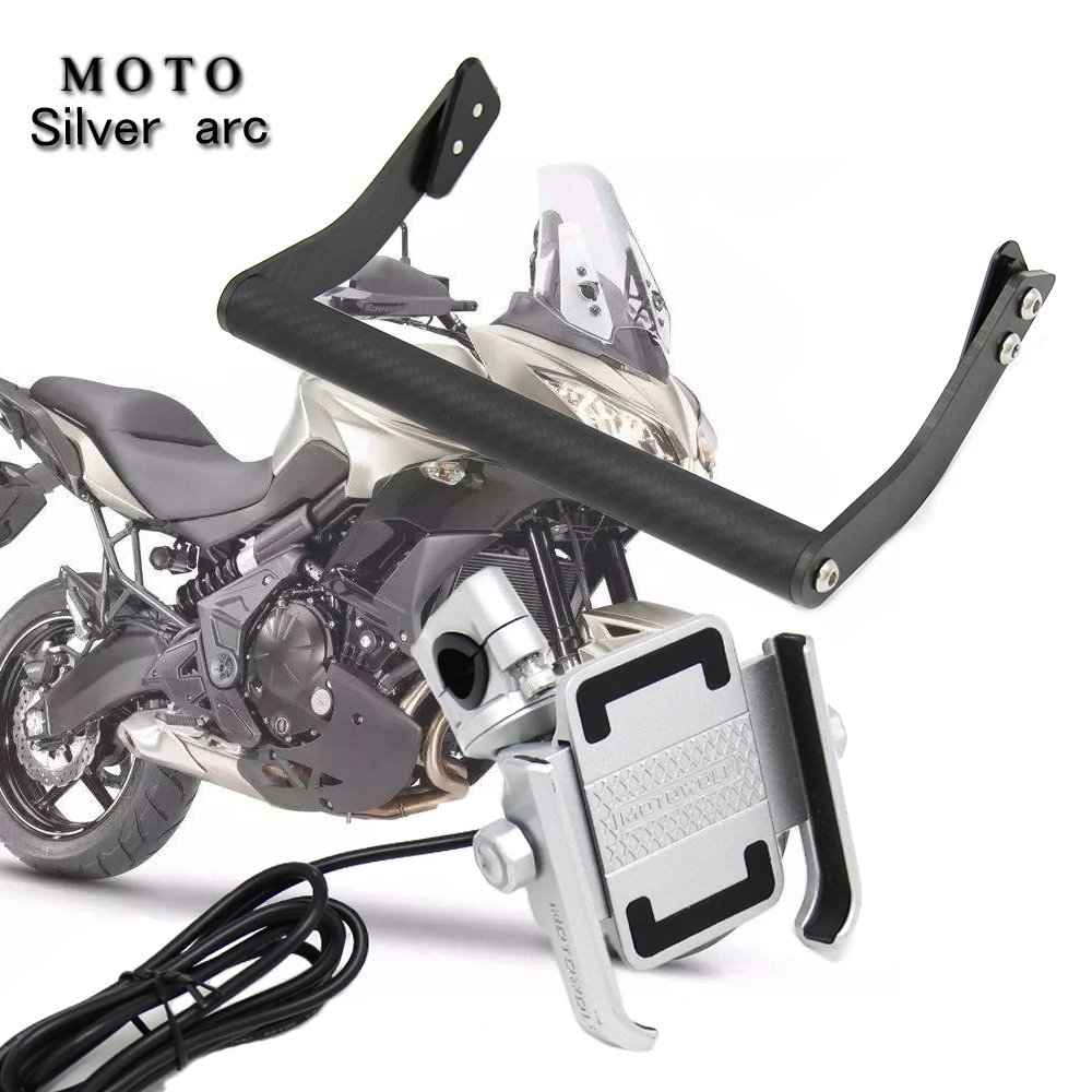 Подставка-держатель для сотового телефона GPS KAWASAKI Versys650 KLE650 Versys 650 2015-2019 2018 2017 16 из