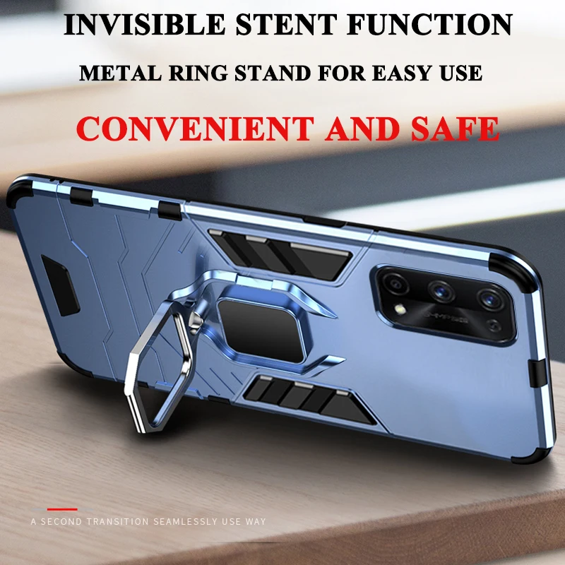 armor case for realme 5 6 7 8 pro x7 x50 c3 c11 c12 c15 c17 c20 x3 superzoom 5i 6i 6s 7i gt neo phone cover for oppo a53 a9 2020 free global shipping