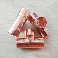 108mm inner dia x2 3mm thickness copper equal tee socket weld end feed coupler plumbing fitting water gas oil