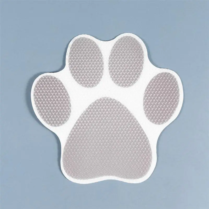 

10/20pcs Dog Footprint Stickers Cartoon Bathtub Stickers Slip Prevention Decals Self-Adhesive Tub Pasters Anti Slide Sticker