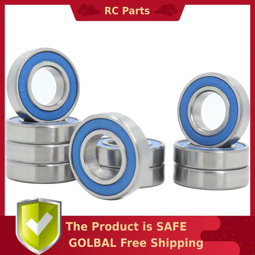 

6901RS Bearing 10 PCS 12x24x6 mm ABEC-3 Hobby Electric RC Car Truck 6901 RS 2RS Ball Bearings 6901-2RS Blue Sealed