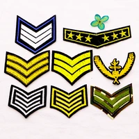 camouflage us military rank epaulettes totem icon embroidery applique patches for clothing diy iron on badges on the backpack