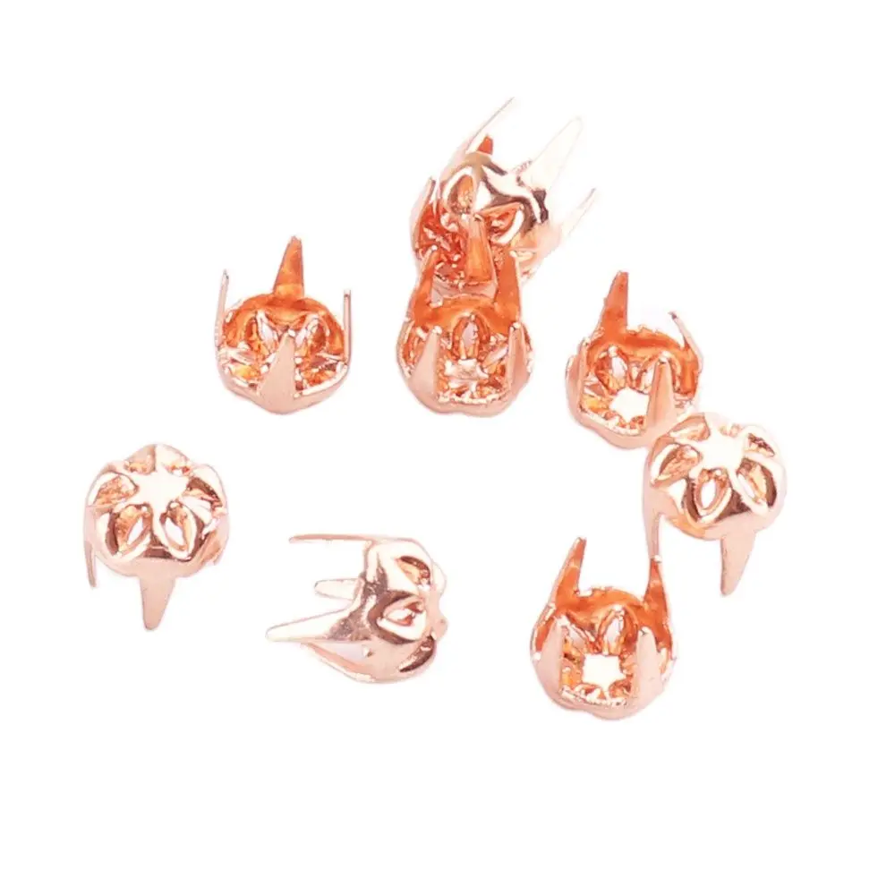 Round Claw studs 5mm Garment rivets for bag hat leather shoe jeans chocker decoration diy craft Sewing accessory Handmade | Дом и сад