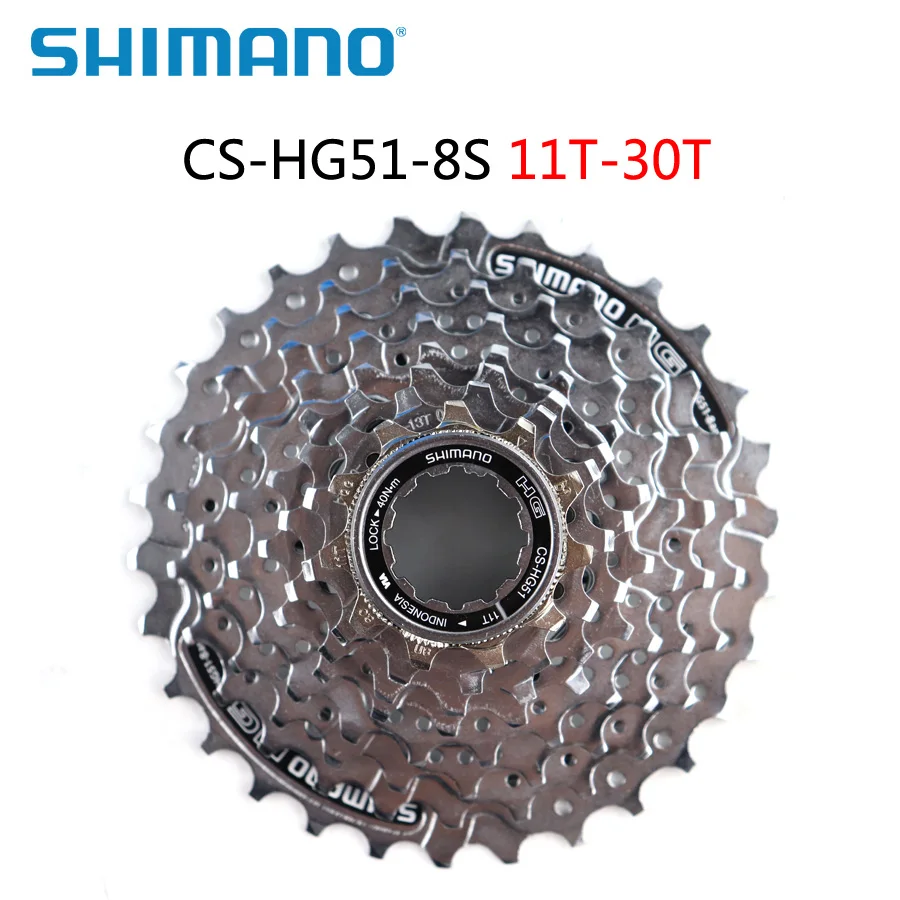 SHIMANO ALIVIO CS HG51-8 кассета оригинальная коробка горный велосипед Freewheel MTB 8 скоростные звездочки 11-30T запчасти для велосипеда