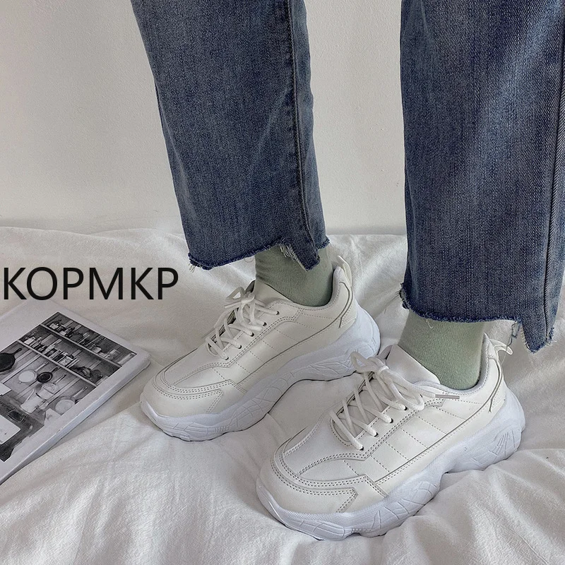 

Casual Shoes Women Chunky Sneakers Fashion Dad Shoes for Women Spring Autumn White Black Shoes Chunky Sneaker Vulcanize Shoes