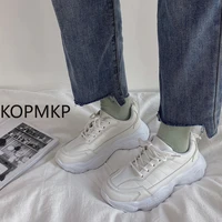 casual shoes women chunky sneakers fashion dad shoes for women spring autumn white black shoes chunky sneaker vulcanize shoes
