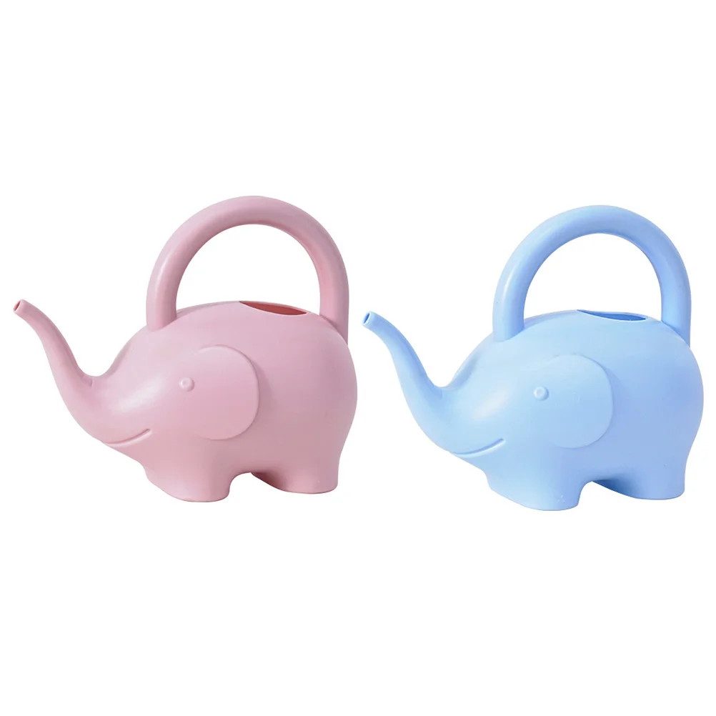 

2Pcs Elephant Watering Cans Gardening Watering Container Sprinkled Kettles