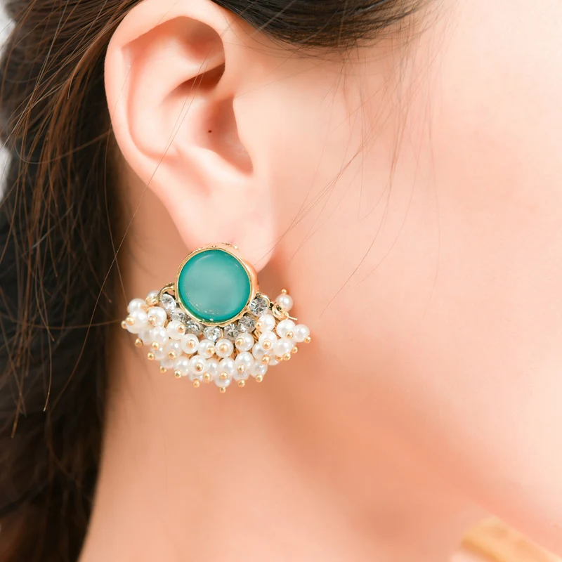 Оптовая продажа индийские Женские аксессуары для танцев плетеные бусы серьги |