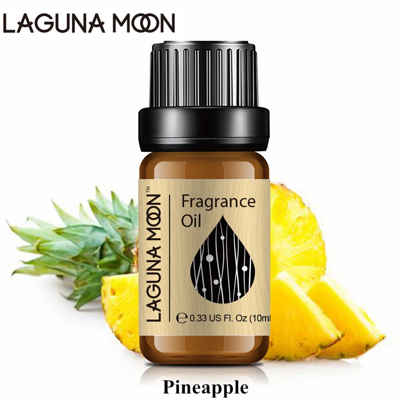 

Lagunamoon Pineapple 10ml Fragrance Oil Orange Blossom Peach Japanese Magnolia Sandalwood Black Orchid Dewberry Lemon & Lime Oil