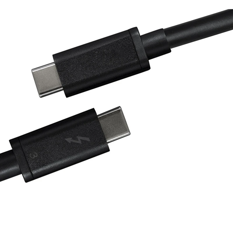 Кабель Thunderbolt 3 Usb 1 Usb-C Male To 40 Гбит/с к кабель 50 см | Электроника
