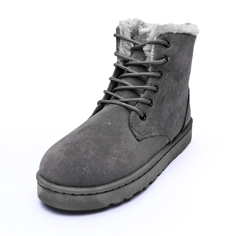 Зимние ботинки мужские повседневные Модные уличные кроссовки с высоким берцем
